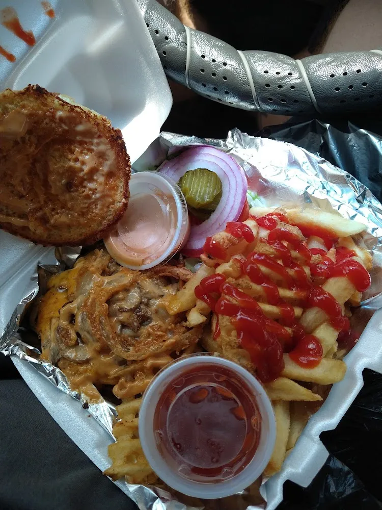 Bubble Burger and Fries