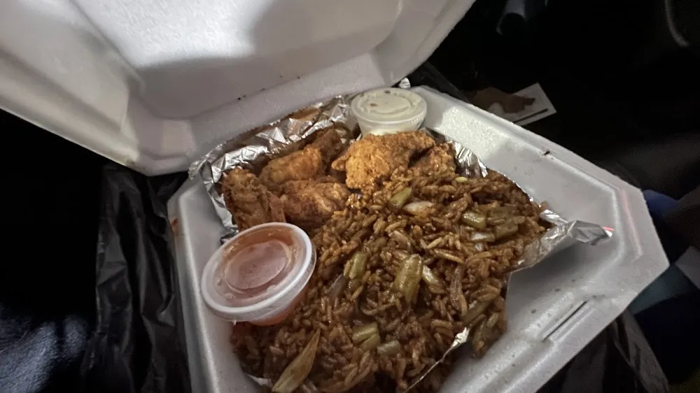 Southern Style Wings with House Fried Rice